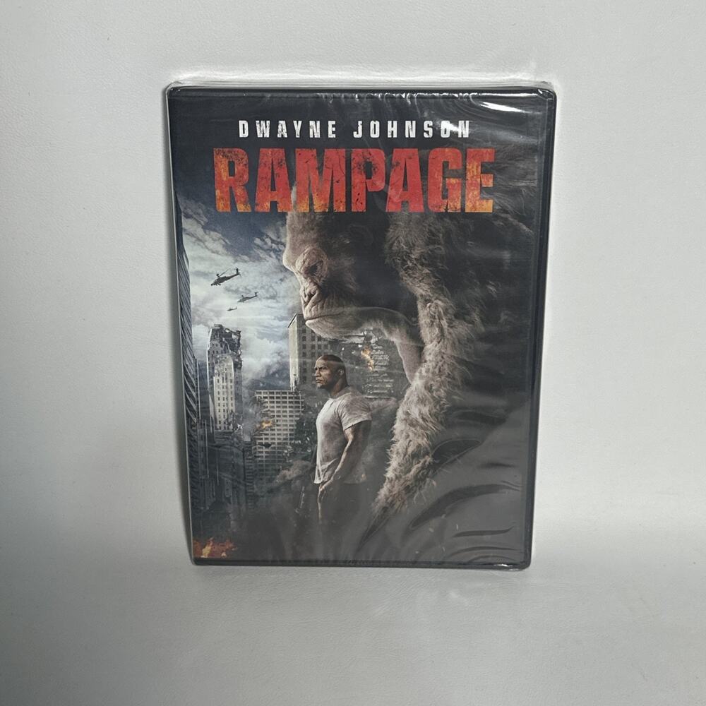 Rampage (DVD, 2018) Sealed NIP Dwayne Johnson Action Movie